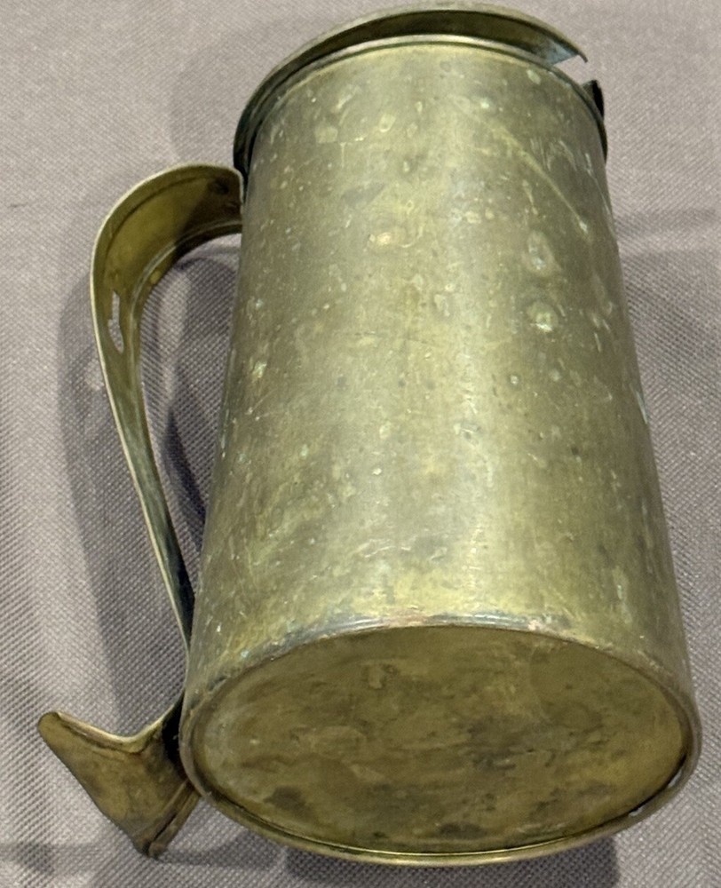 Vintage Cape Cod Shop Brass Smudge Pot Fire Starter
