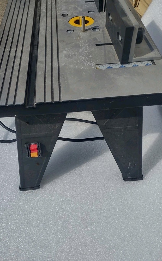 Ryobi Router Table with a mounted Router