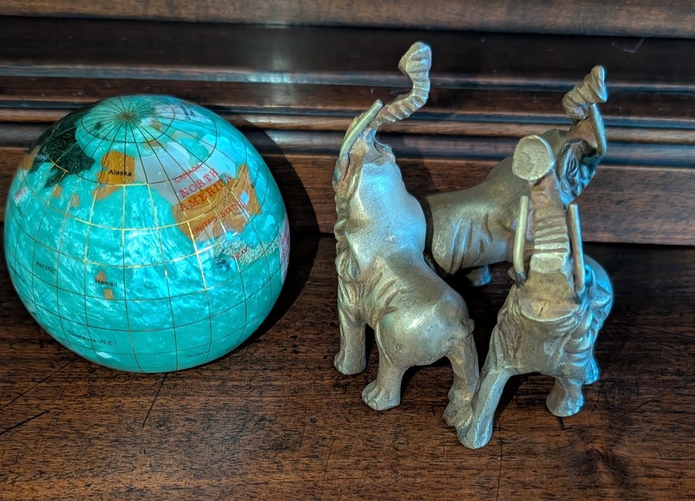 Semi Precious Gemstone Globe Set
