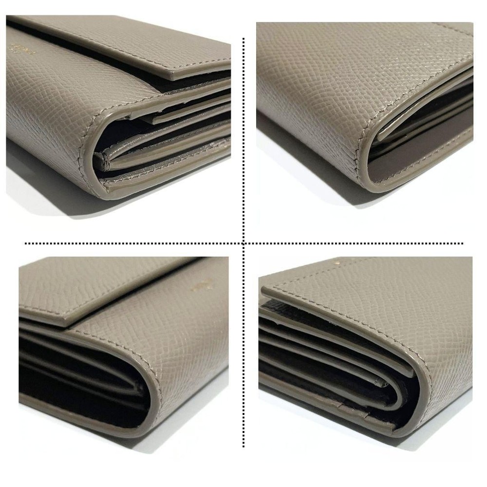 Celine small tri fold wallet gray From Japan