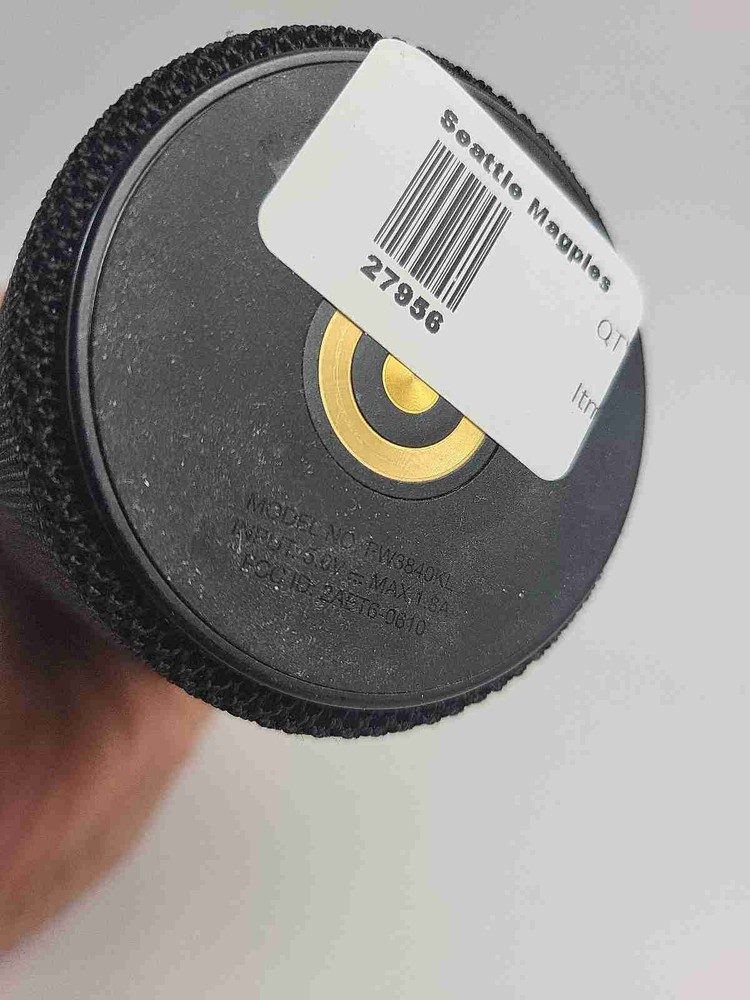 Amazon Echo Tap PW3840KL Black Bluetooth Smart Speaker - No Base