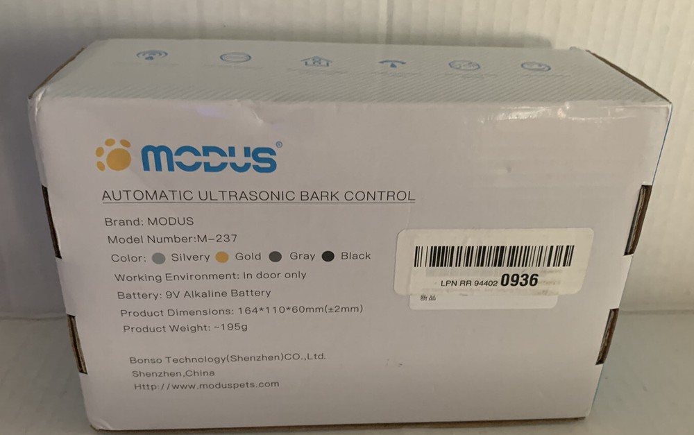 Automatic Ultrasonic Bark Control