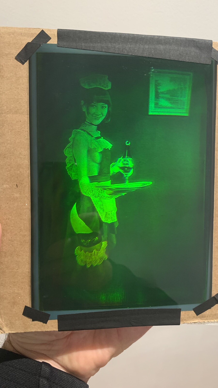 True 3D laser hologram. Casino Royale. Motion hologram