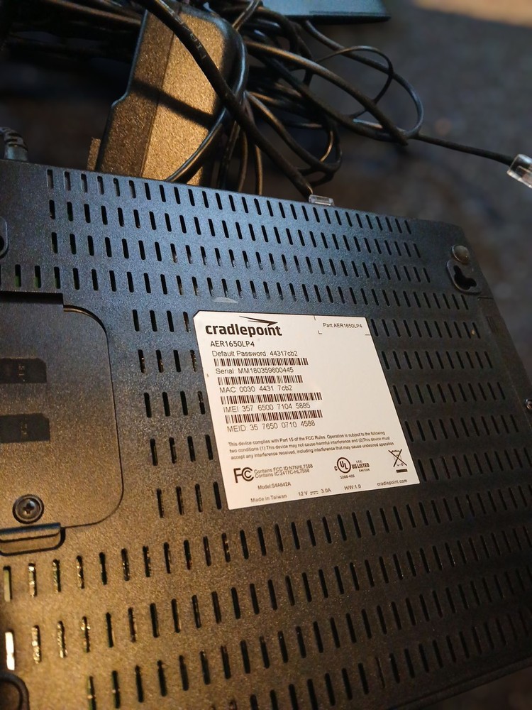 Cradlepoint Mobile Broadband Router – Tested & Working