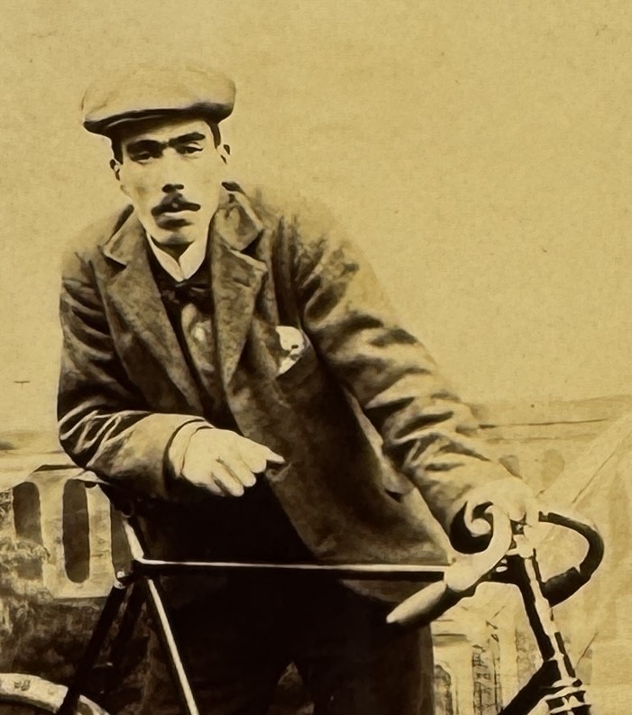 1890s Wheelman Bicycle Photo Safety Bike League of American Wheelmen c1900