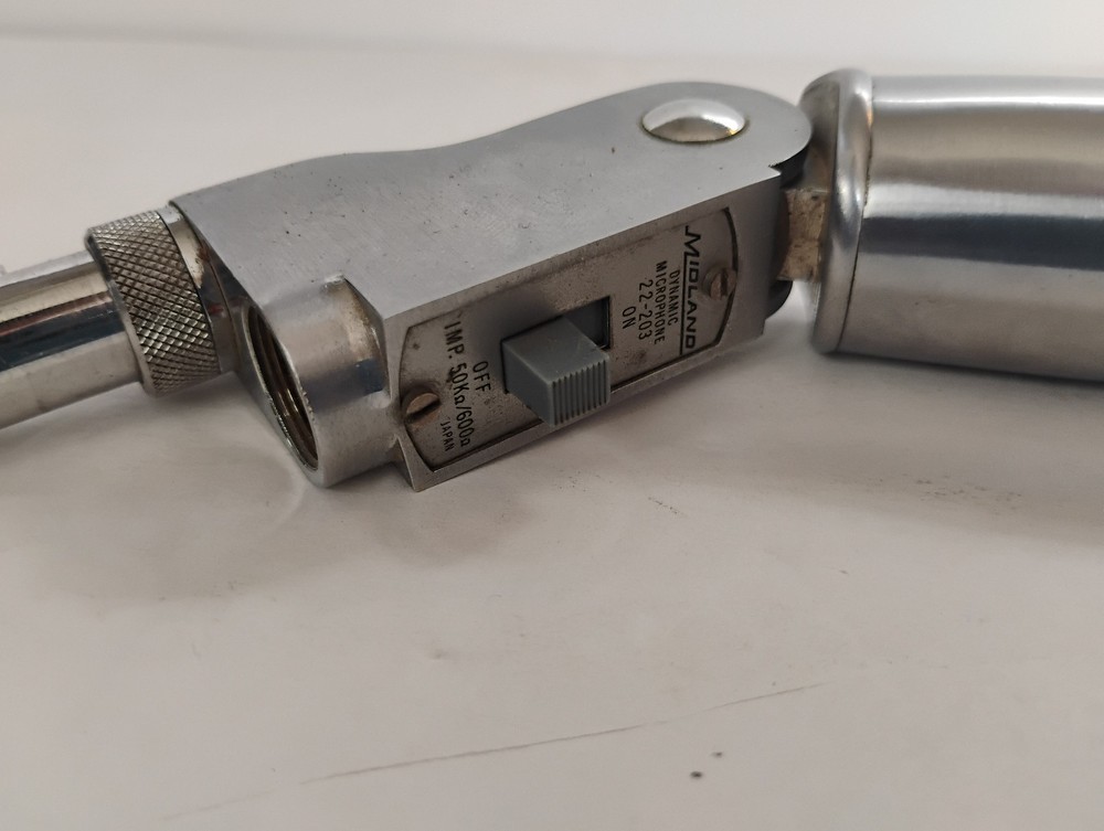 Midland 22-203 Dynamic Microphone, Japan