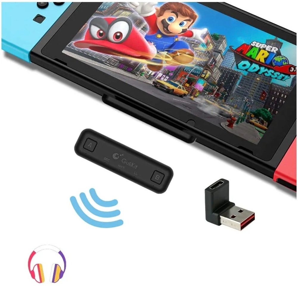Gulikit Route Air Wireless Audio Kit for the Nintendo Switch/Lite/PS4/PC