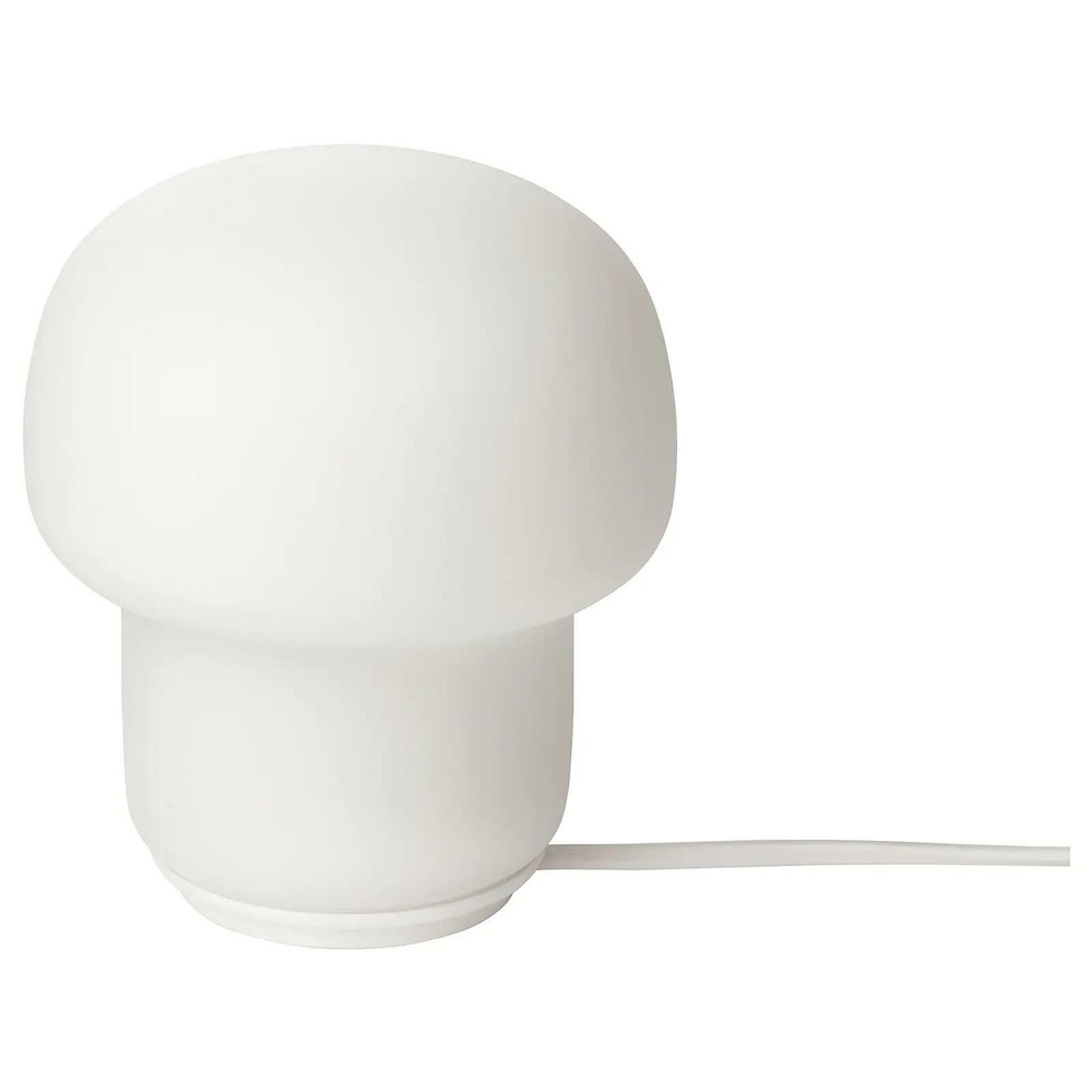 Ikea TOKABO Table lamp, glass opal