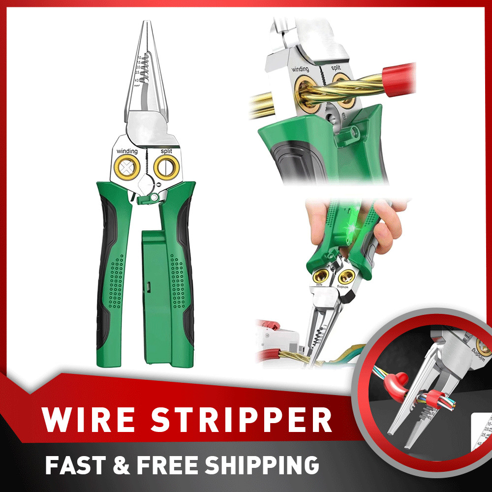 8In1 Wire Stripper Twister for Cutting and Pulling Wires, Cable Scissors Voltage