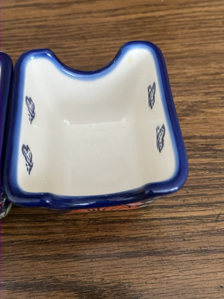 Polish Pottery Unikat Holder Sugar Packet