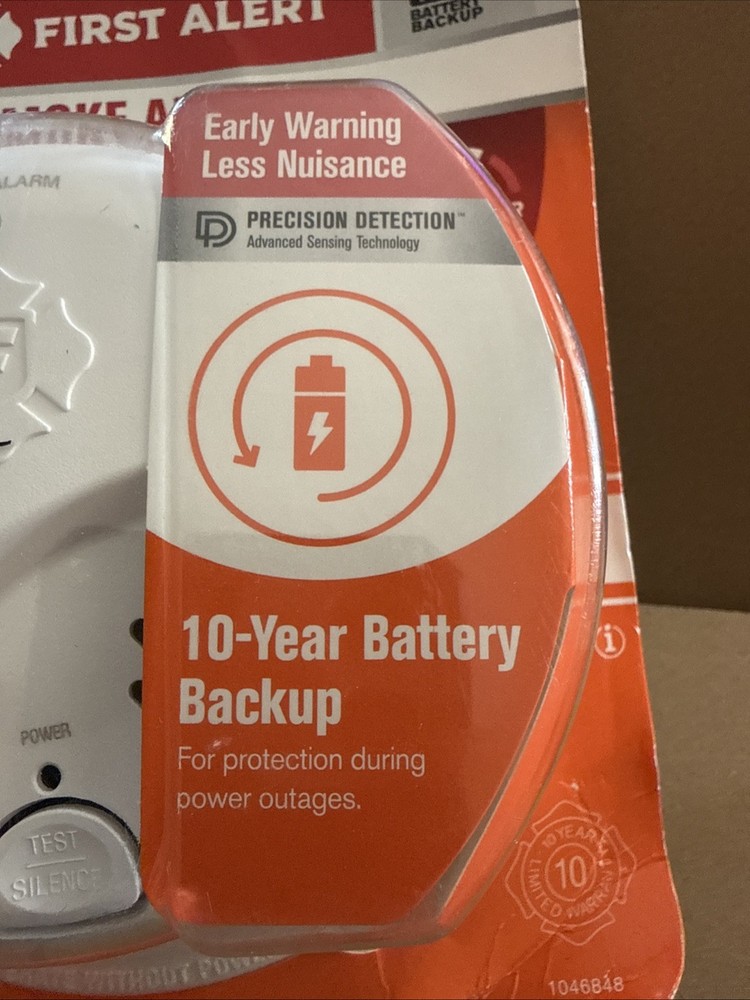 First Alert Interconnect Hard-Wired w/Battery Back-up Ionization Smoke Detector