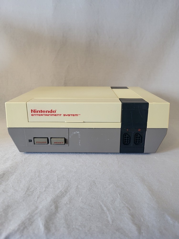 Nintendo NES Console - NES-001 - Cords & Controller - Tested - Pins Cleaned!
