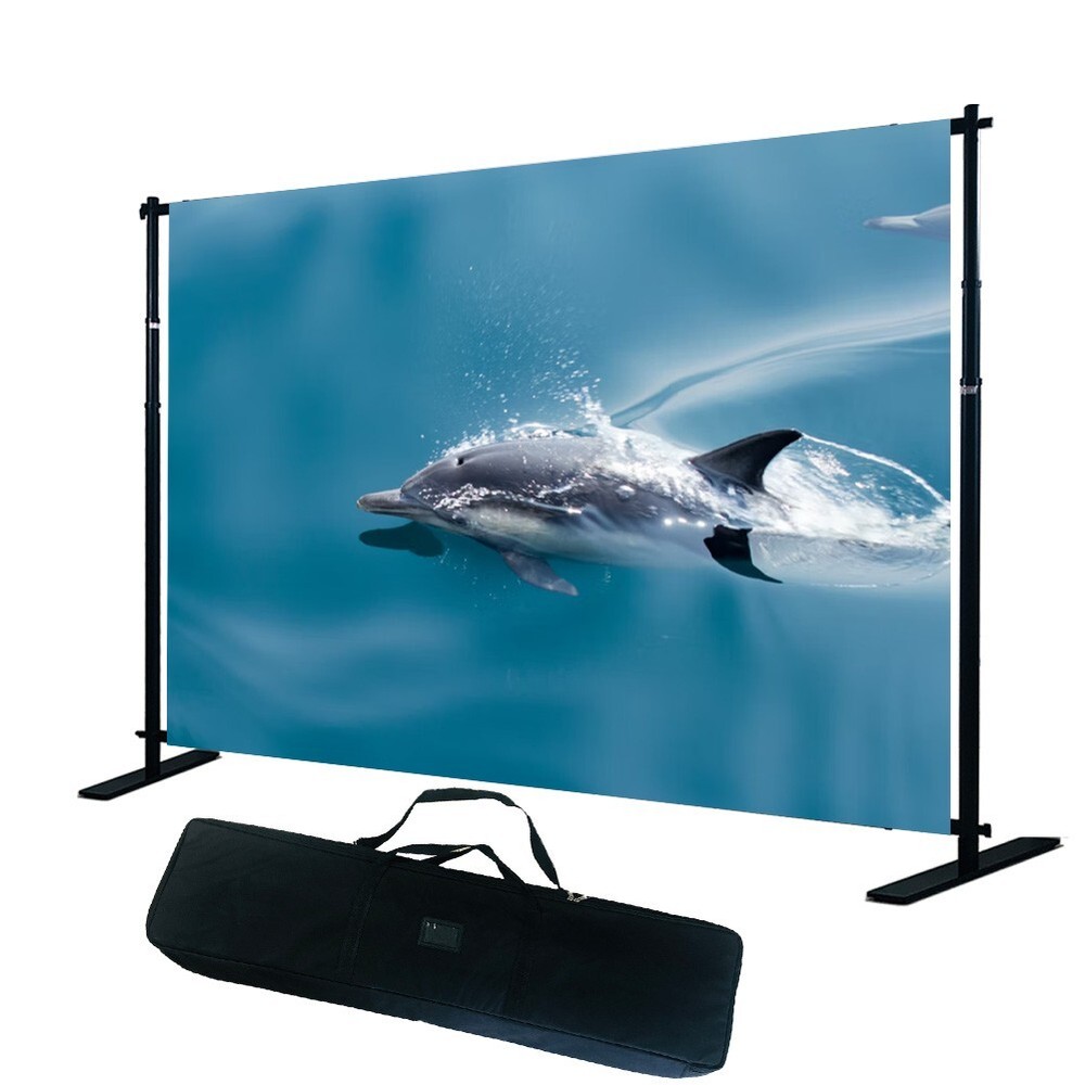 Adjustable Step and Repeat Banner Stand for Web Conferencing Background 8'x12'