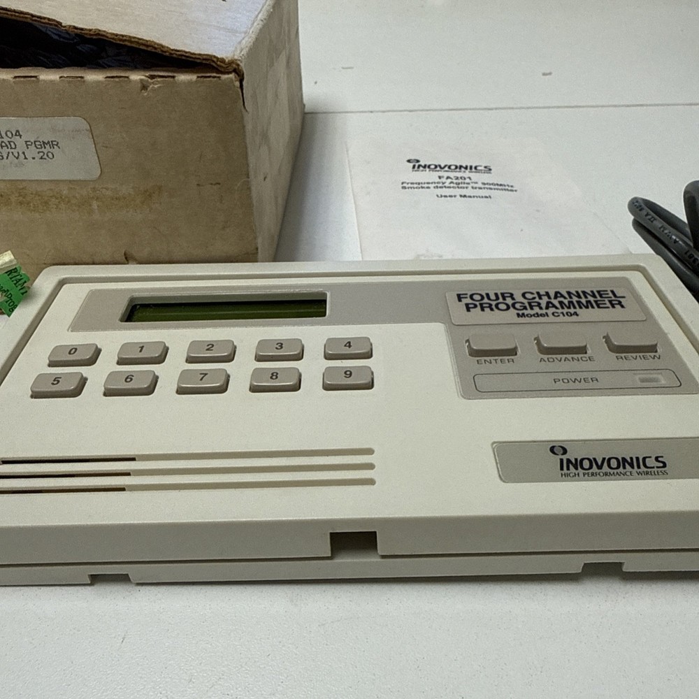 Inovonics C-104 Wireless Keypad 4 Channel programmer