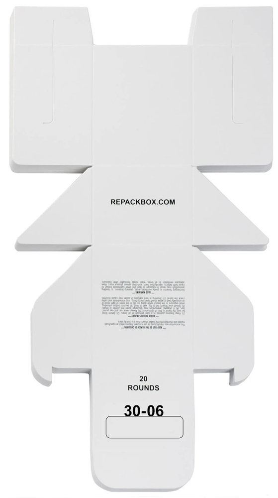 REPACKBOX® 3 SAMPLE BOXES - Military Cardboard 30-06 SPRINGFIELD Ammo Box