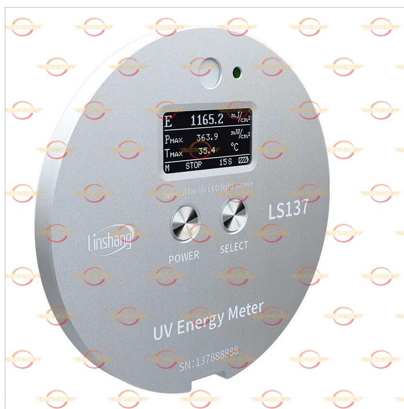 UvEnergy Meter Radiometer UVA LED Light Sources Power Temperature High Precision