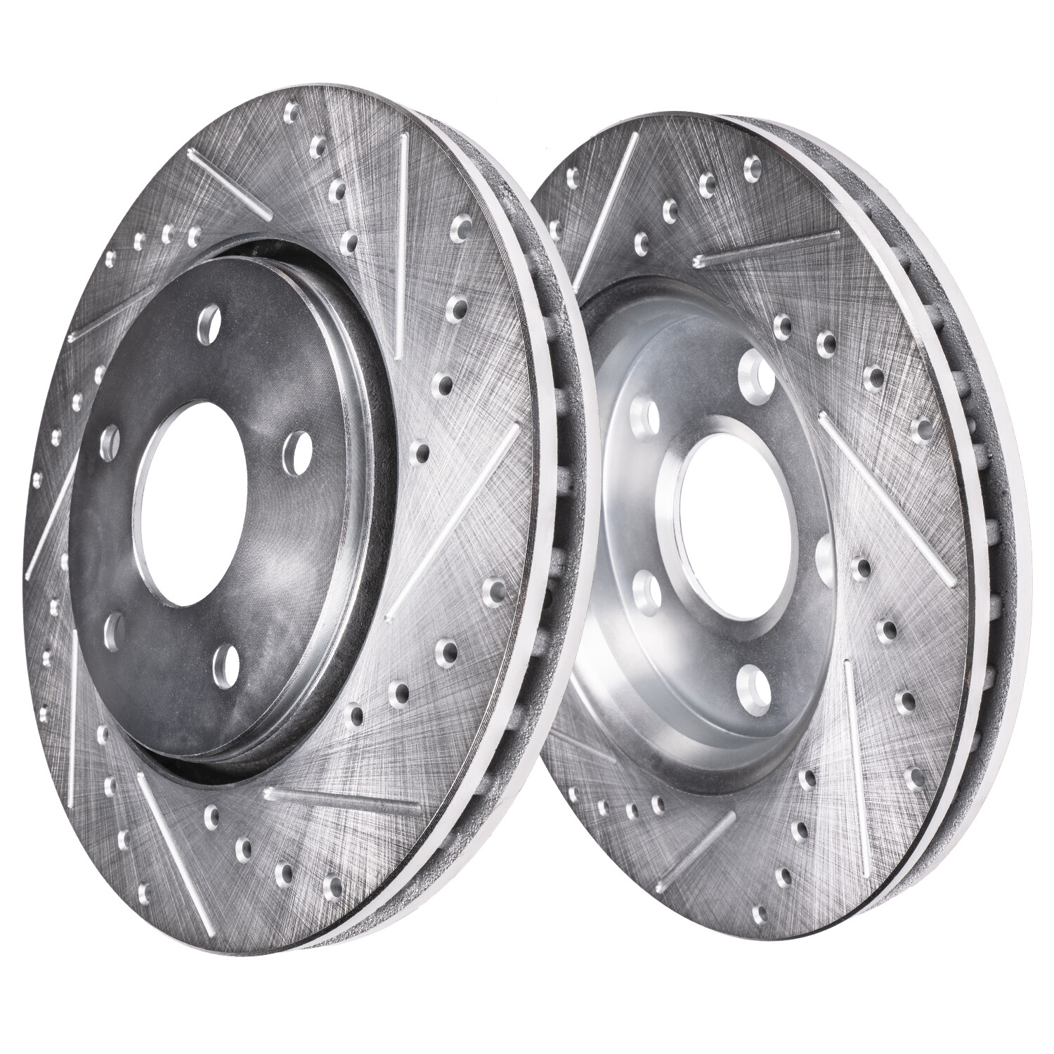 For 2009 - 2019 Toyota Corolla Matrix Vibe xD Front Drilled Rotors Brakes Pads