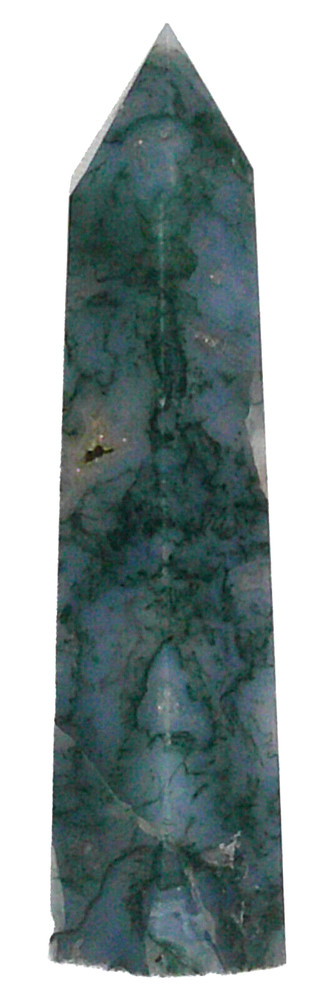 Moss Agate Tower 4.28"/160 Grams