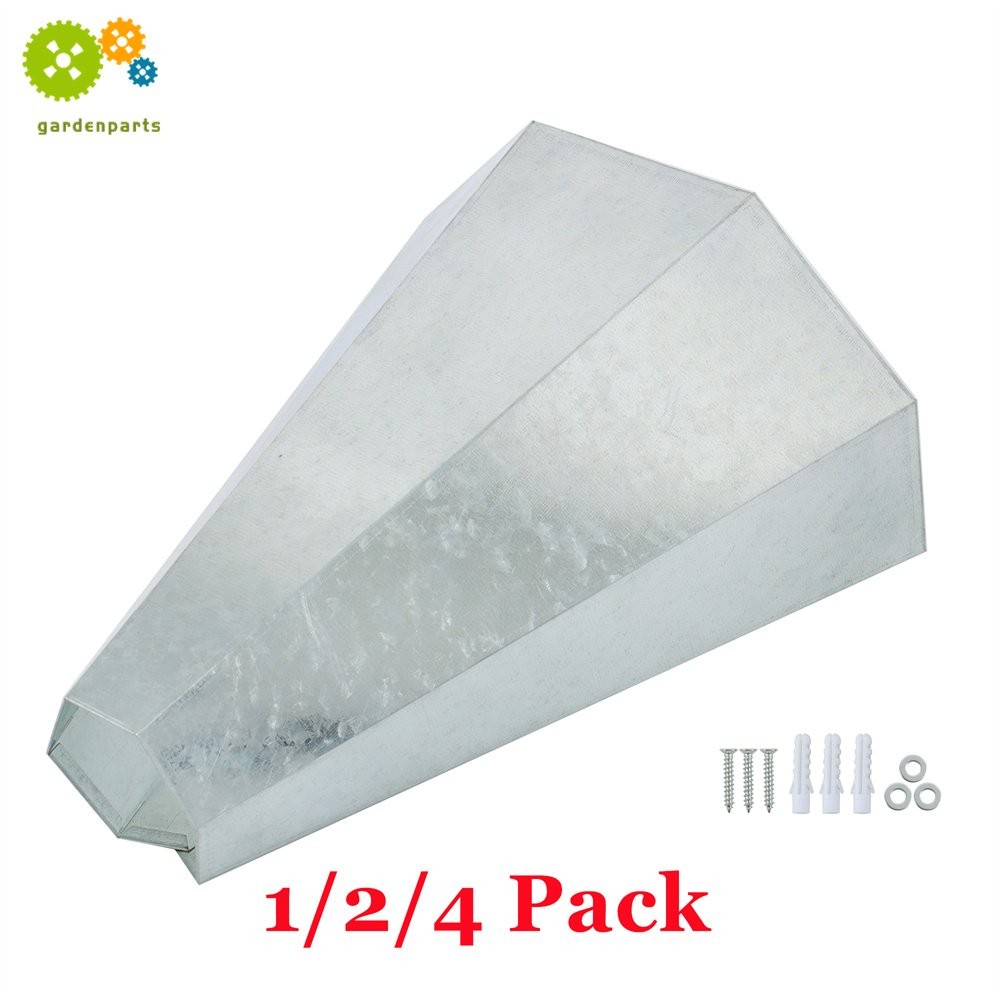 1/2/4 Pack Medium Size Chicken Cone Galvanized Steel Poultry Restraining Cone