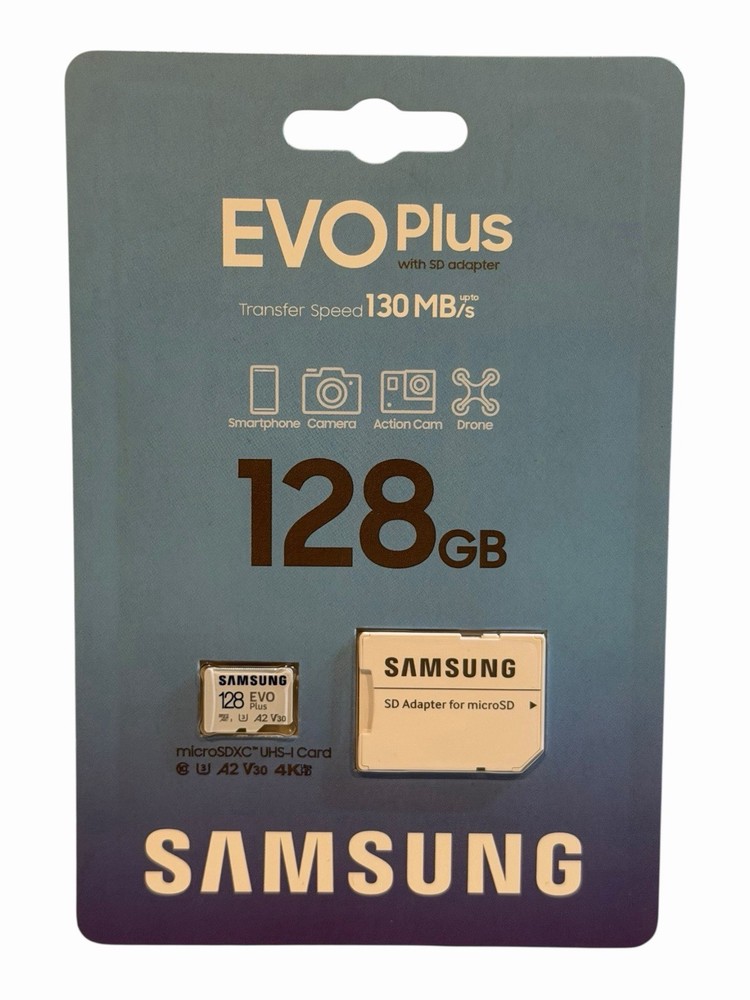 Samsung EVO Plus MicroSD SDXC Memory Card Class 10 memory 128GB 130MB/S