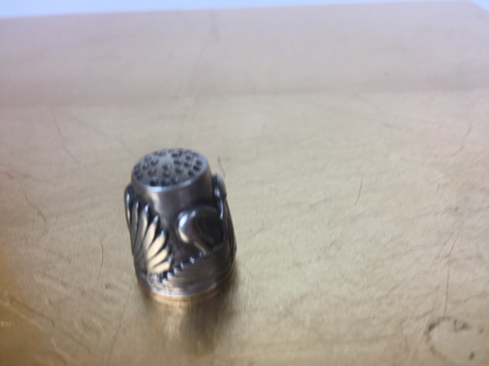 Stunning ,unique Sterling Silver 925 Thimble , 12.6 Gr