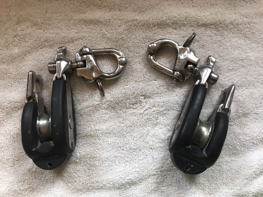 SNATCH BLOCK SAILBOAT HARDWARE PAIR