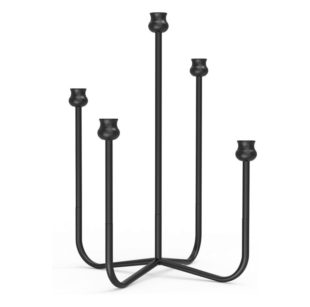 Five Arm Table Candle Sconce Candle Holder