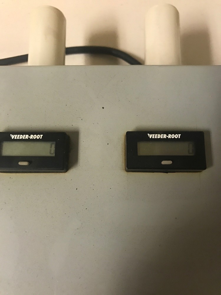 (2) Danaher Controls Veeder Root Totalizer Digital Counter C3420474, Box & More!