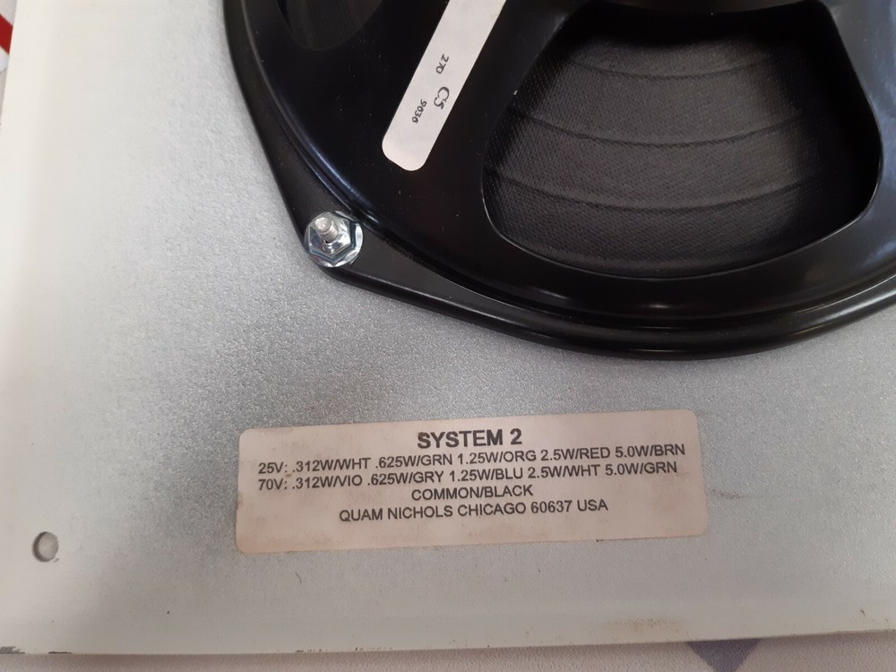 Quam nichols system 2 surface mount loudspeaker