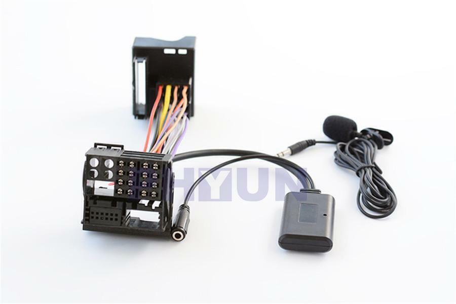 12PIN AUX Bluetooth Adapter Wireless Music Audio Cable Microphone Input For BMW