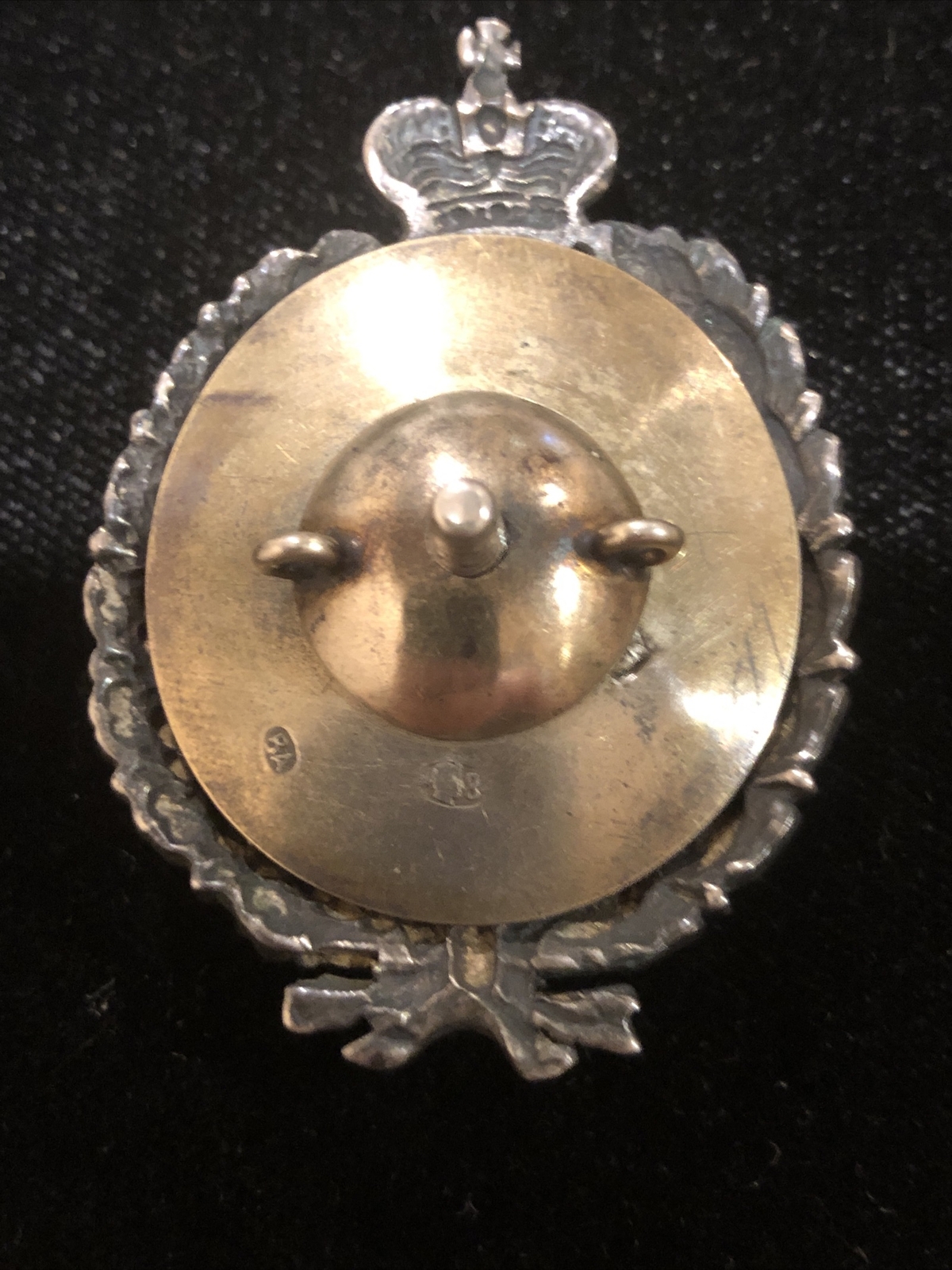 Russian Empire Centenial Badge Of Pavlovsky Military School,Silver Enamel.