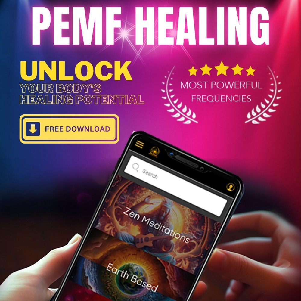 PeMF Healing & Meditation Mobile Application (Free) Android / Apple / Desktop