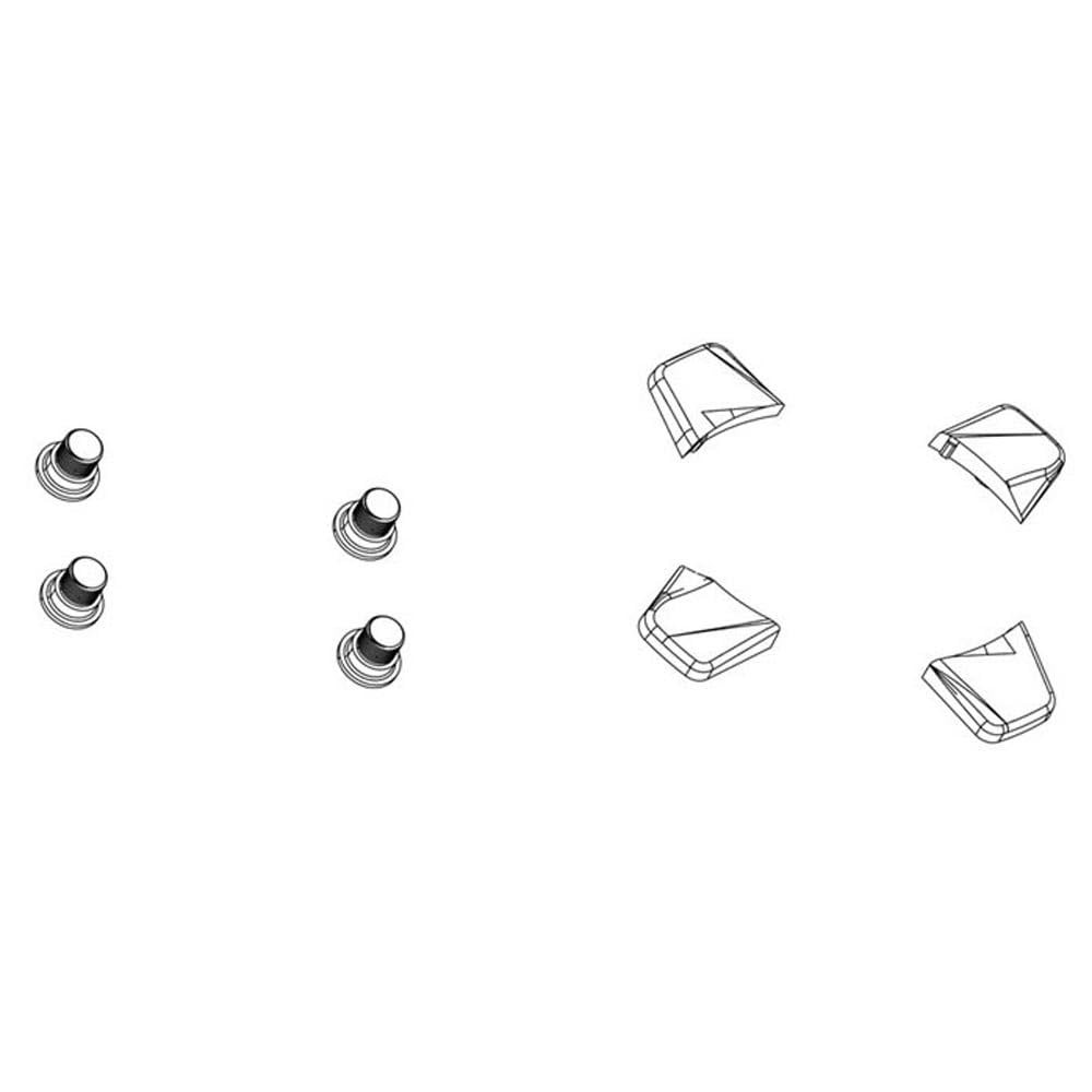 SRAM Eagle e-MTB Steel Chainring Bolt Kit - Durable Black Standard,