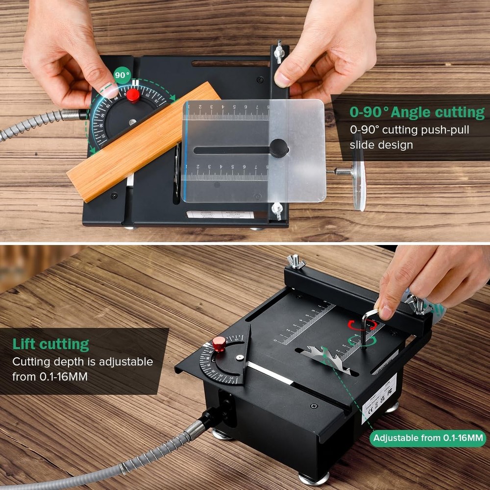 Mini Multi Functional Table Saw, mini Table Saws for Crafts, Portable Mini De...