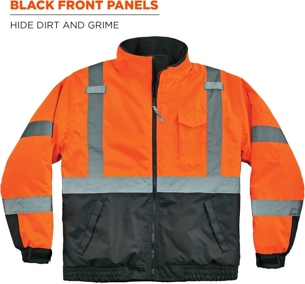 Hi Vis Bomber Safety Jacket