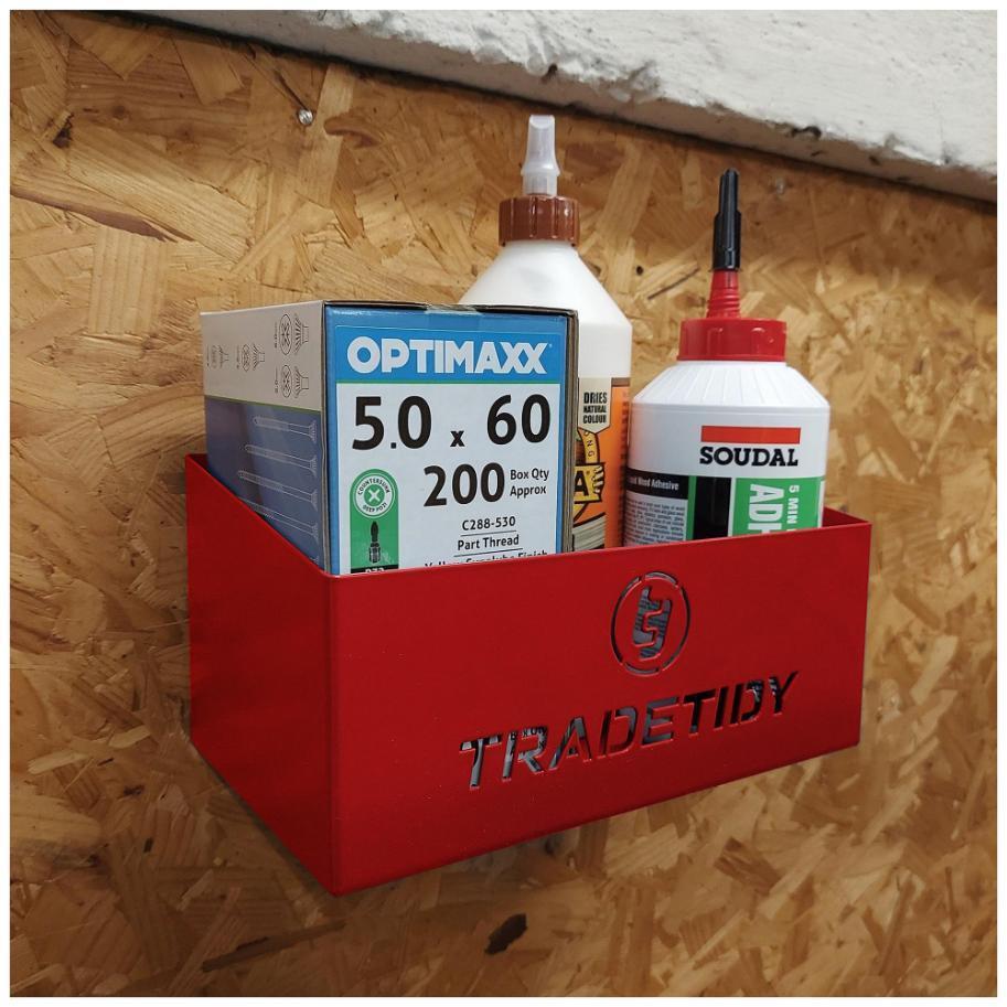 250mm Van & Workshop General Storage Tray, Red - TT-SRTR230