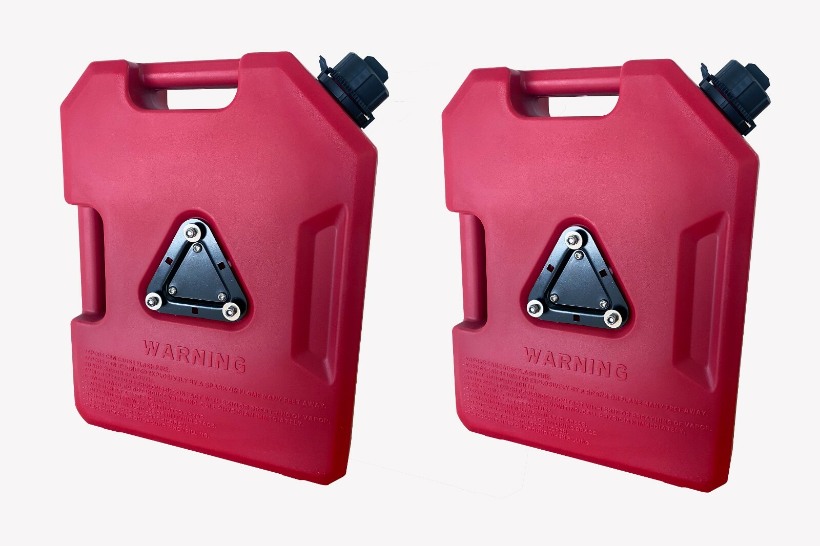 SET OF TWO - 3 Gallon Jerry Gas Cans with Mount Bracket for OVERLAND OFF ROAD
