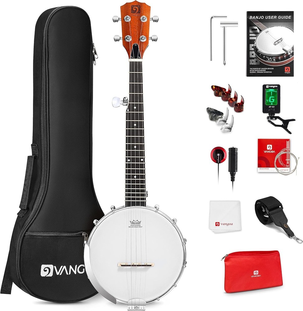 Beginner 5 String Banjo with Mahogany Body-
