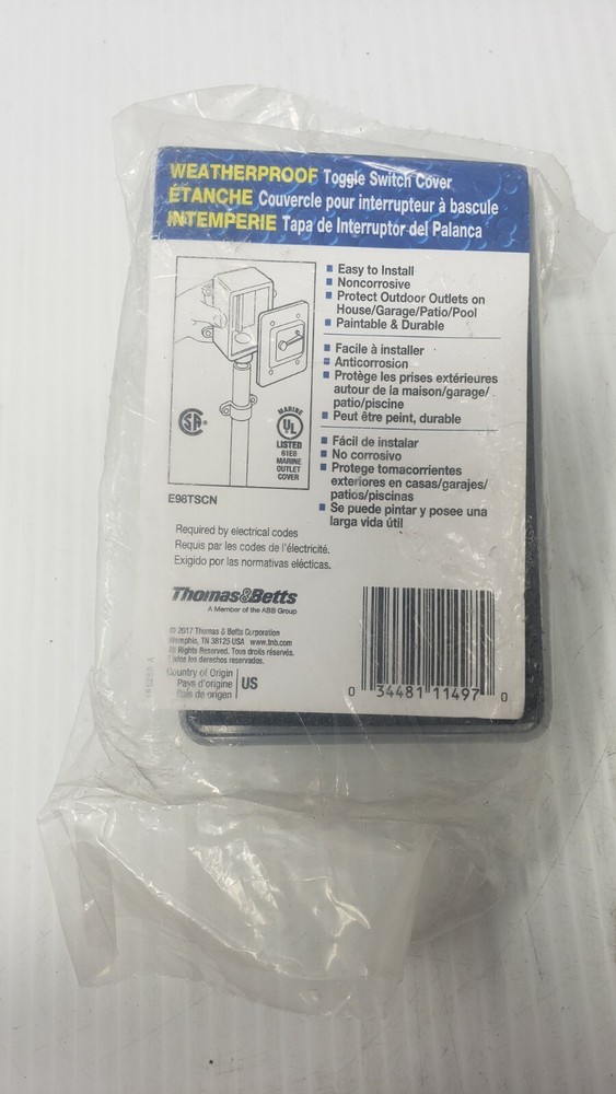 Carlon Toggle Switch Cover SEE DESCRIPTION