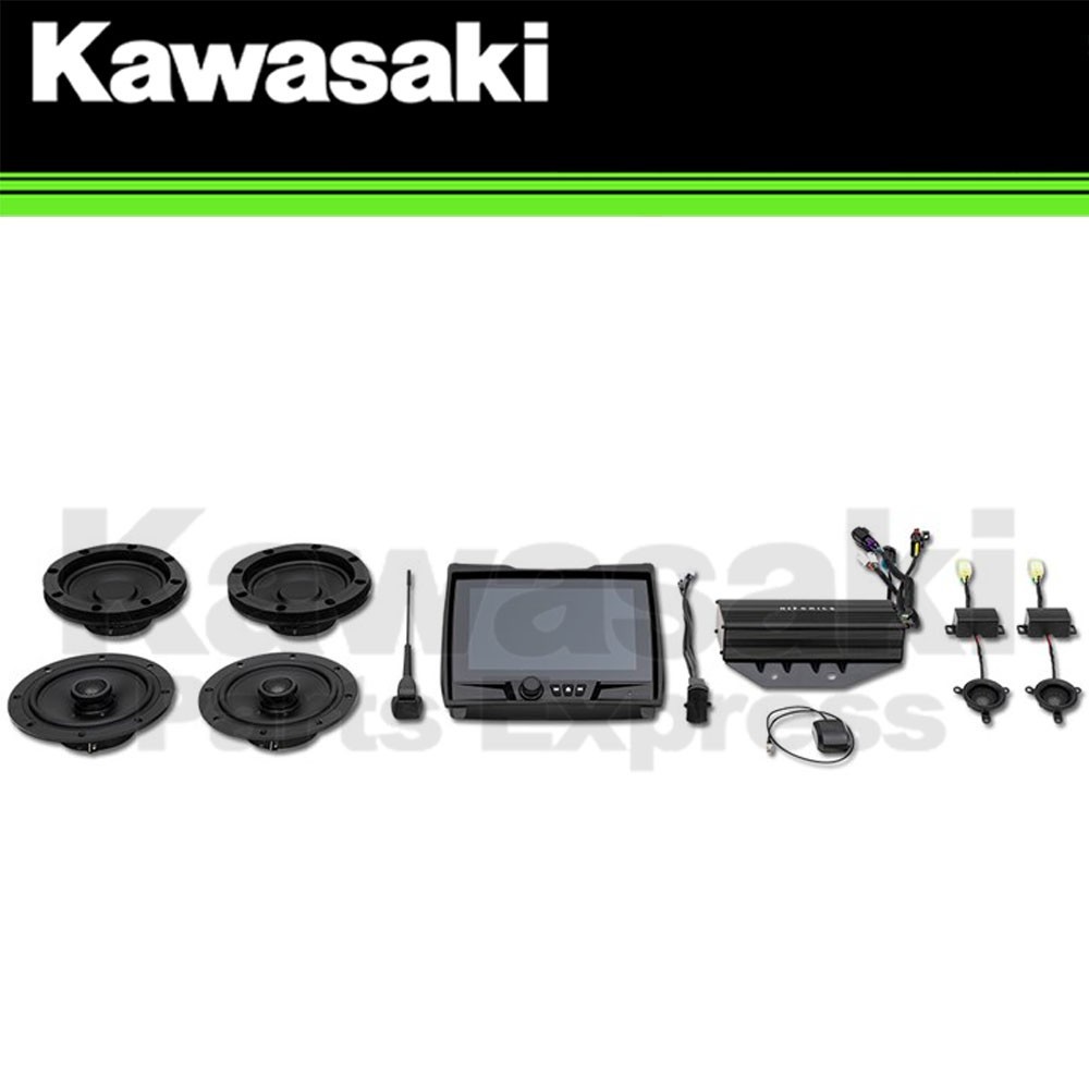 NEW 2026 GENUINE OEM KAWASAKI TERYX4 TERYX5 H2 FULL AUDIO SYSTEM 99994-2118