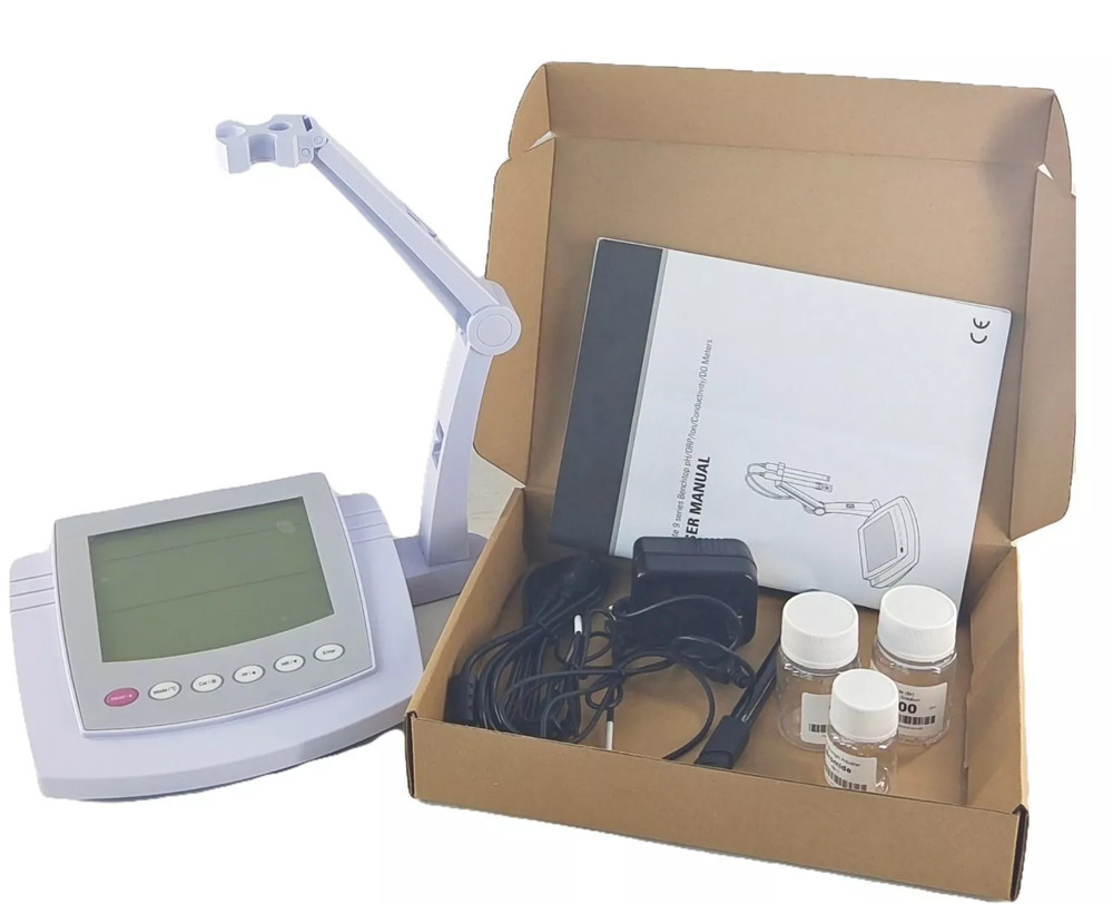 Fluoride Ion Meter with Standard Solution 2-5 Point Calibration Range ±1999.9mV