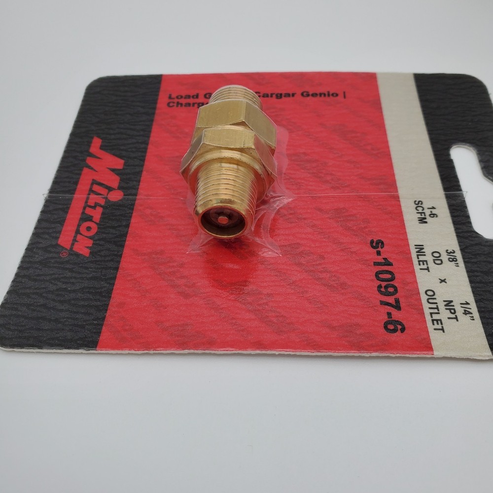 MILTON® 1/4" MNPT x 3/8" OD Load Genie
