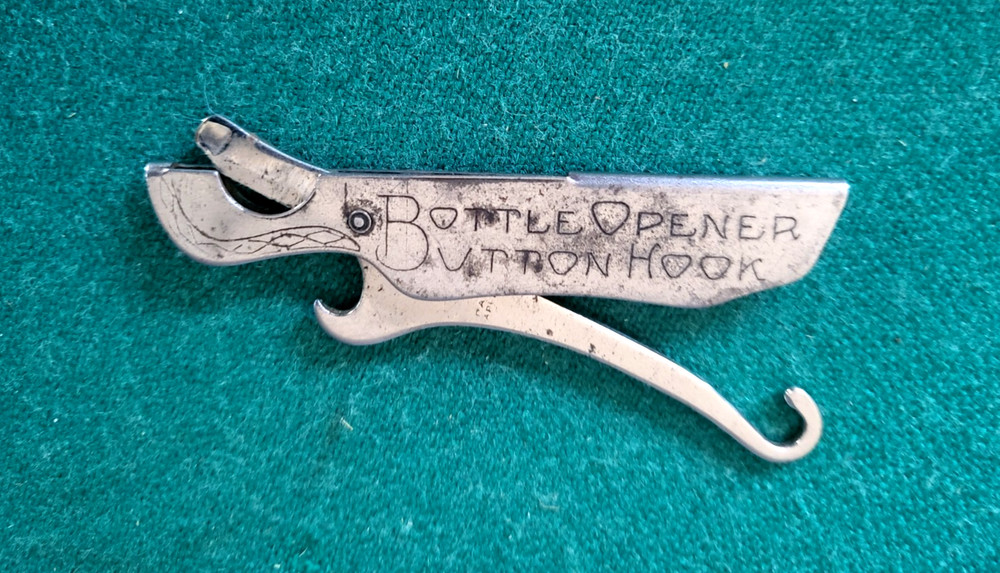 c1900 Multi Pocket Tool, Cigar Cutter, Bottle Opener, Screwdriver, Button Hook