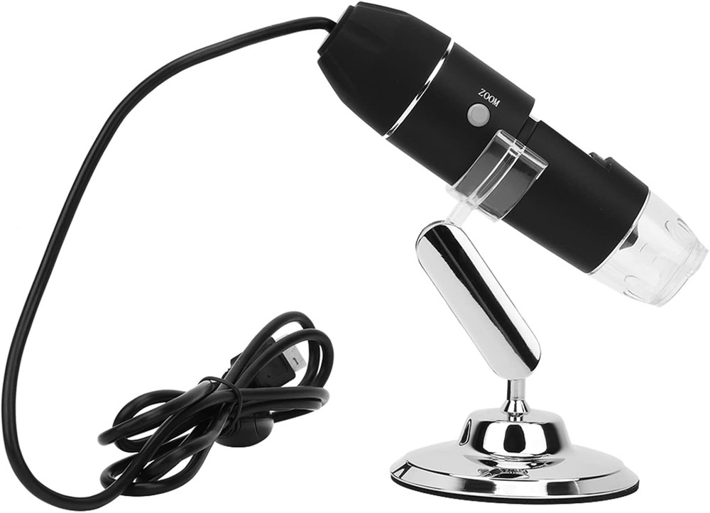 Digital Microscope 1600X USB Handheld Microscope for Science Lab, Plant Inspecti