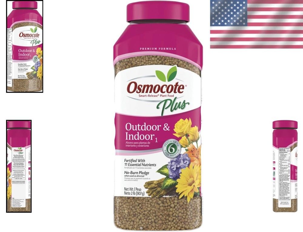 2 lbs Continuous Release Plant Fertilizer - Effective for 75 sq. ft. Coverage