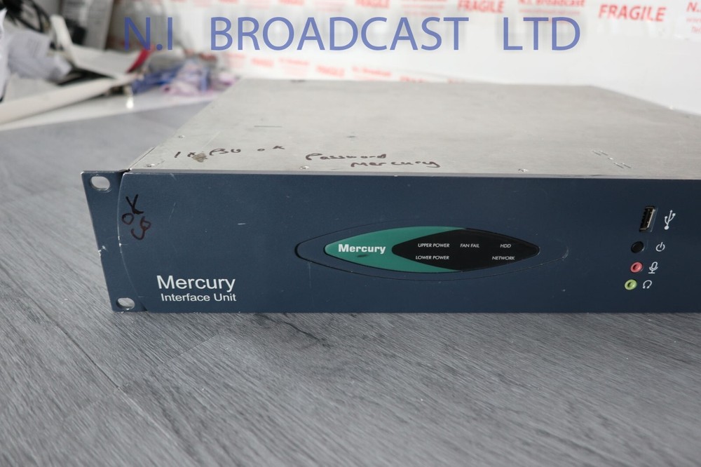 Trilogy Mercury 24 channel digital intercom talkback mainframe.