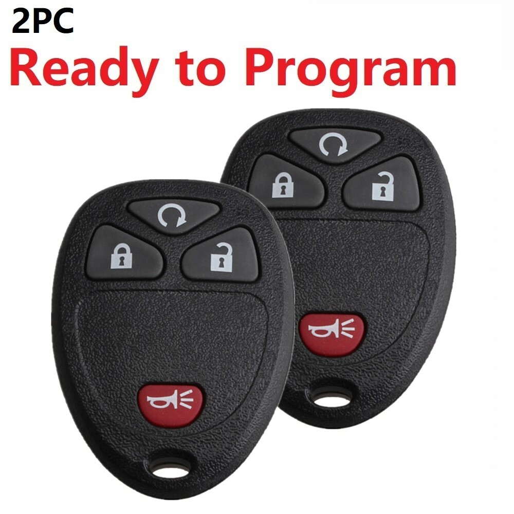 2 For 07 2008 2009 2010 2011 2012 2013 Chevy Silverado 1500 2500 Remote Key Fob