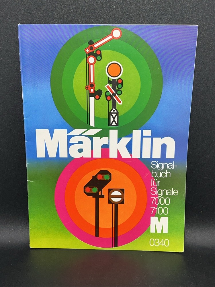 Three Marklin Model Train Catalogs 1975 - 1977 Plus A Track Layout & Signal Book