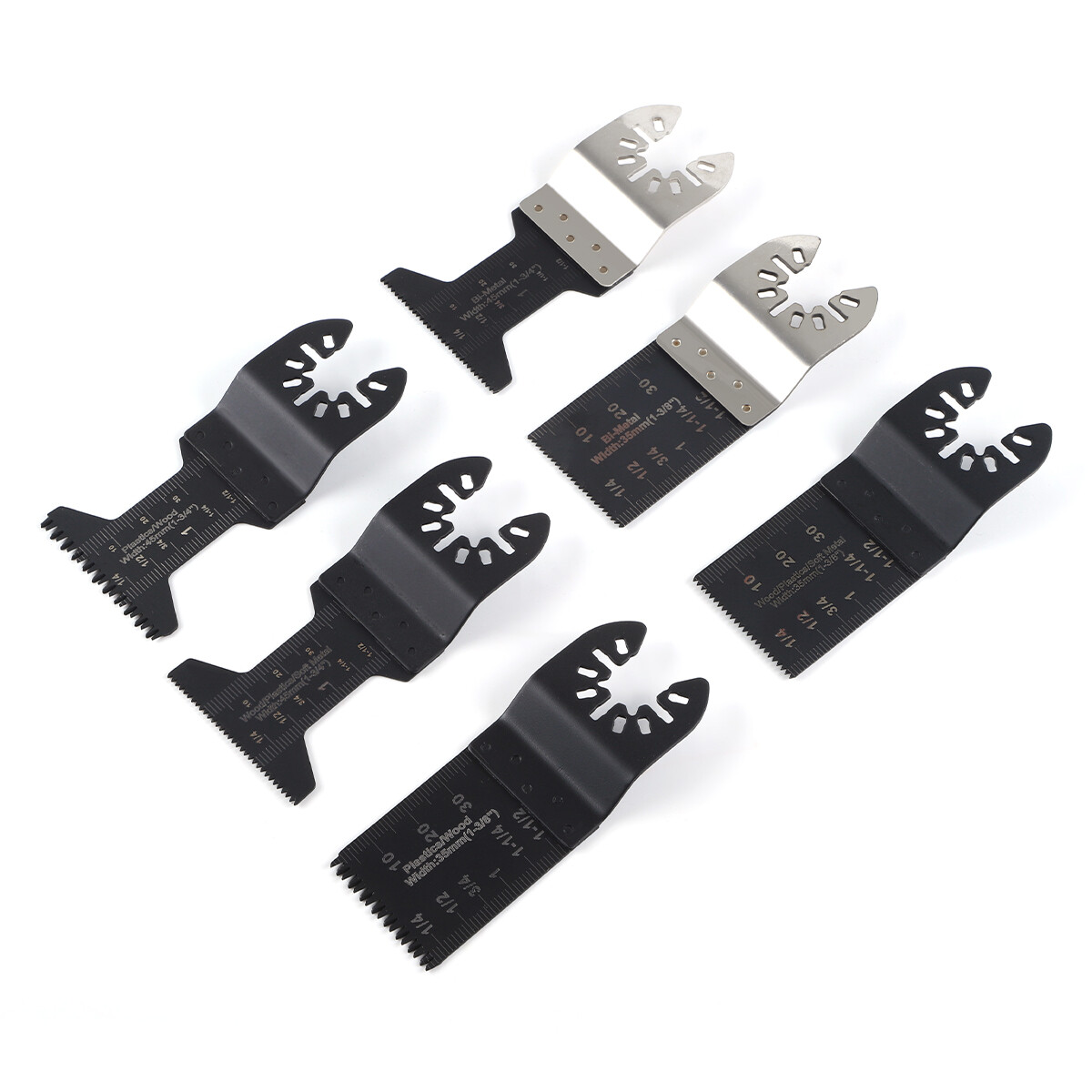 20Pcs Oscillating Multi Tool Saw Blades Wood Metal Cut Cutter For Dewalt Fein