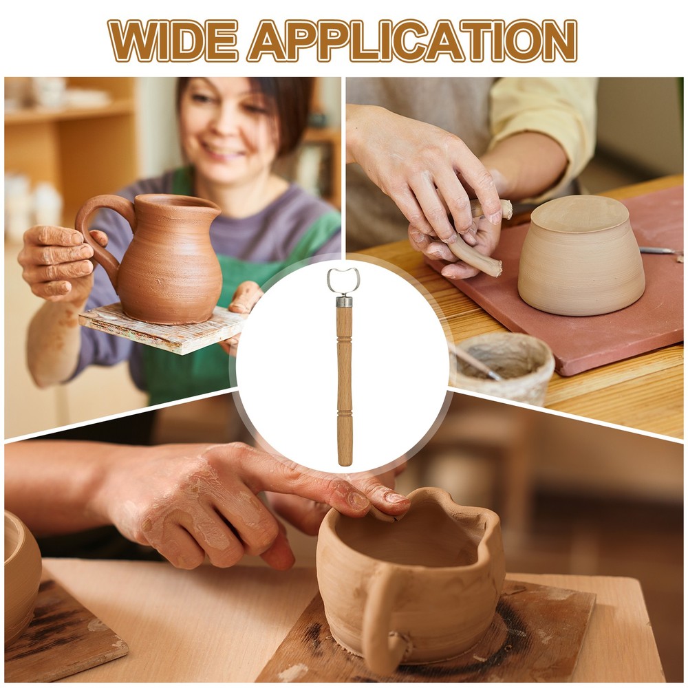 2Set Pottery Handle Making Tool, Clay Extruder Tools (5 Style)